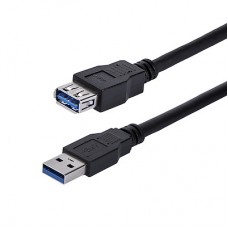STARTECH-1M BLACK USB 3.0 EXTENSION CABLE M/F